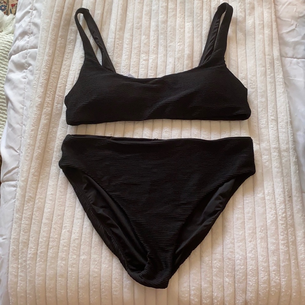J Crew High Waist Bikini + Halter Top